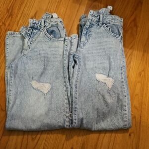 Light Blue Distressed Jeans